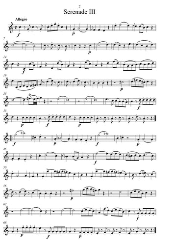 Wolfgang Amadeus Mozart/ Serenade/ Mozart/Serenade/download pdf