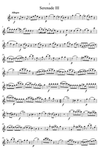 Wolfgang Amadeus Mozart/Serenade/ download pdf