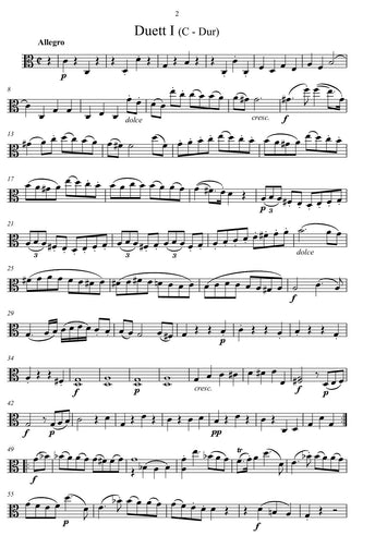 Carl Stamitz/ Duette/ sheet music download