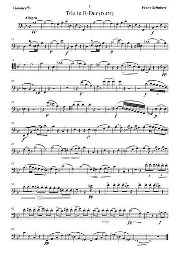 Franz Schubert/ noten download