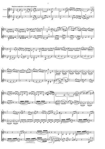 Partitur, duo, duett