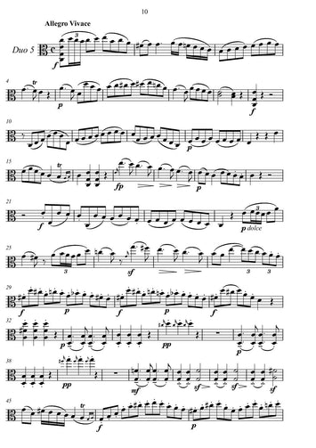 Ignaz Pleyel/ Duett/ best duo/ musicsheets/ Transposition