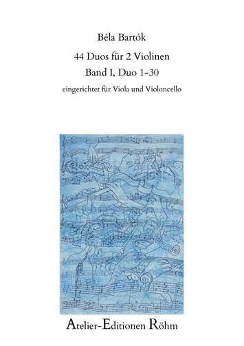 Béla Bartók/ Sheet Music/ duo violins