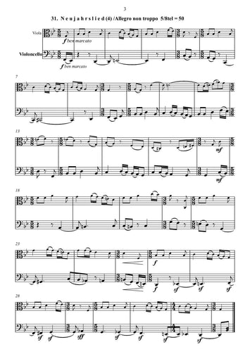 Béla Bartók/sheet music/duo/viola/cello