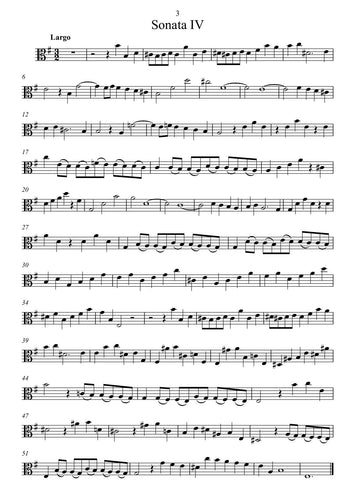 georg philipp telemann/barockmusik/musicsheets