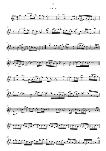 musicsheets aria/ Noten Golberg Variationen/