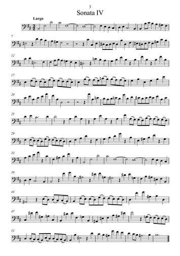telemann, sheet music download