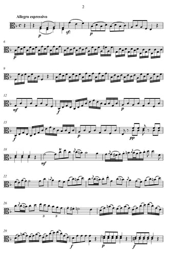 Alessandro Rolla/ Noten drucken/ muicsheets/ bratschen