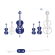 duo cello violin, musicsheets